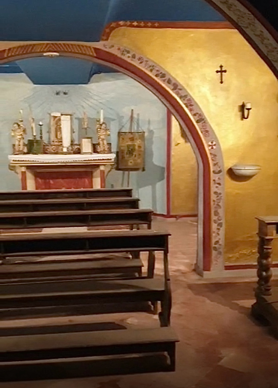Villa Amore -  A room that prays: The Consecrated Chapel. 